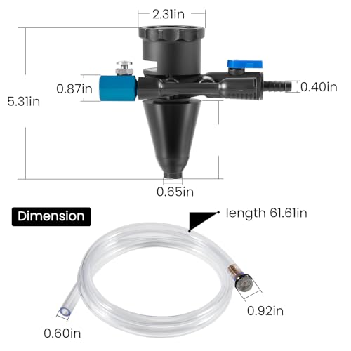 Image of 75260 Coolant Refiller Kit Fits All Cone Adapter Coolant Fill Kit with Air Lock Preventer for Vacuum Leak Tester
