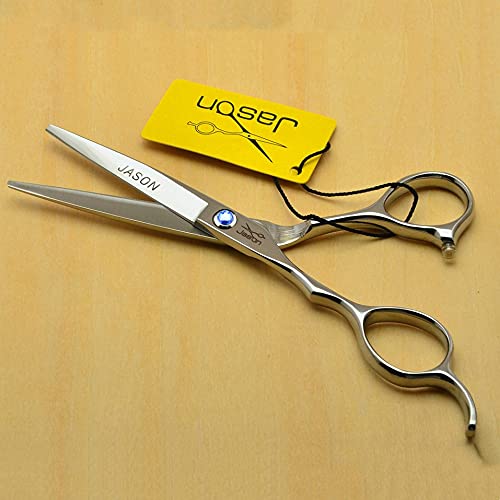 Tijeras De Peluquería De La Mano Izquierda, Tijeras De Peluquería Profesional Y Cizallas De Corte De Adelgazamiento, para Barbero, Salón, Hogar, Luz Y Afilado,6.0 Inch