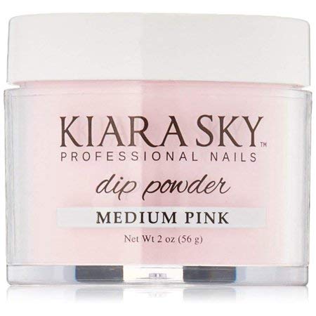 Kiara Sky Dip Powder. Medium Pink Long-Lasting and Lightweight Nail Dipping Powder, 2