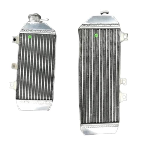 Radiador de aluminio para KX250F evita fugas de refrigerante en circuitos de cross