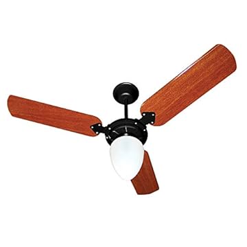 Ventilador Pera New 110/127V 3P, Tron, Preto/Mogno