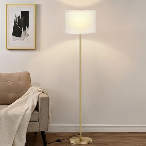 Ambimall 60'' Modern Floor Lamp with Shade, Tall Lamps for Living...