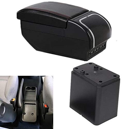 XTHY para Citroen Berlingo, Caja de reposabrazos, para Peugeot Partner 2014, Accesorios de Coche Caja de Mano Original Recargable de Doble Capa Cover