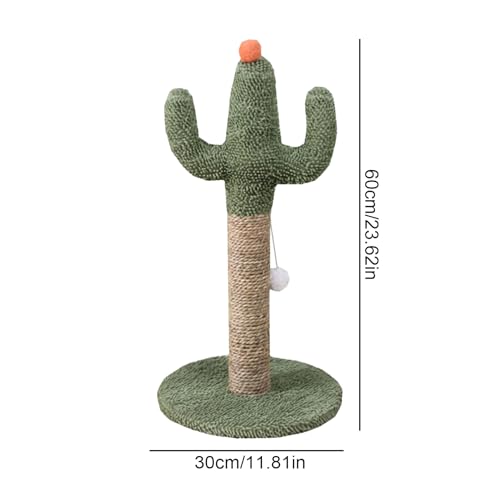 Arbre à chat vertical cactus anti-basculement pour préserver les meubles