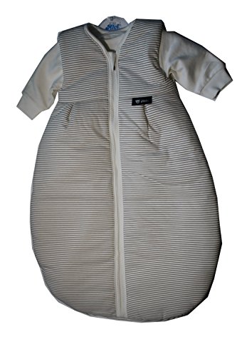 Alvi Kombi-Schlafsack 2tlg. Gr. 70 Motiv: gestreift schmal Braun -...