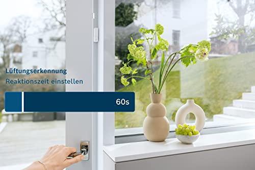 Bosch Smart Home Tür-/Fensterkontakt II, Smarter Sensor zum energieeffizienten Heizen, kompatibel...