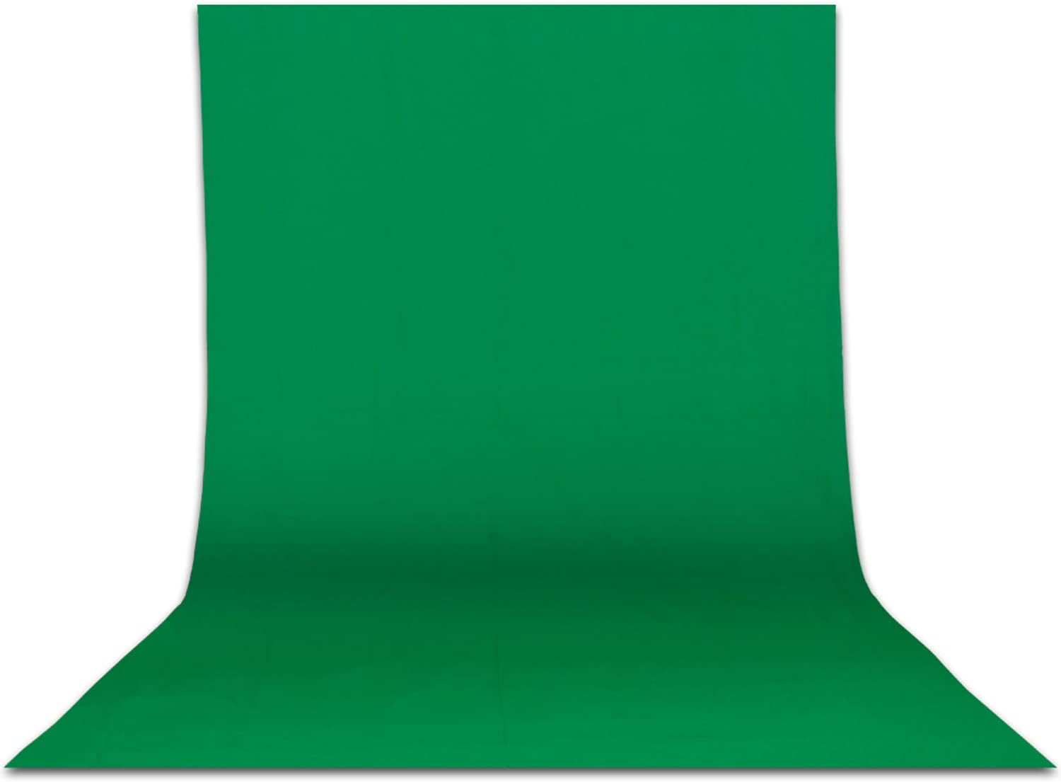 Green Screen Backdrop, Chroma Key Green Screen Background Sheet for Zoom Meeting, Cloth Fabric Curtain for Video Studio Calls Streaming Gaming VR Photography