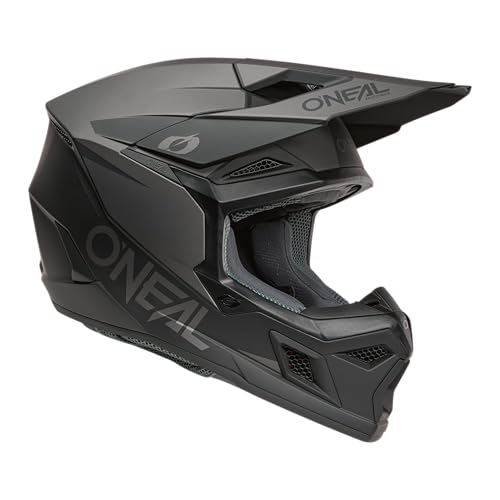 O'NEAL 3 SRS MX Helmet Adult Solid Black/Gray XX-Large by O'NEAL - Image 2