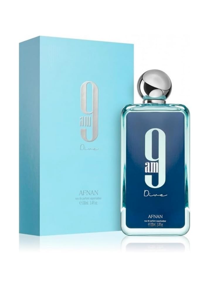 Afnan 9 AM Dive perfume for Unisex Eau de Parfum Spray 3.4 oz Afnan 9 AM Dive perfume for Unisex Eau de Parfum Spray 3.4 oz
