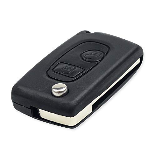 Chave Canivete Citroen Telecomando para Canivete 2B Preto Lamina L