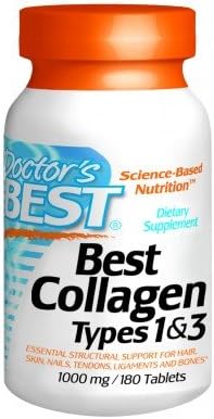 Doctors Best- Best Colágeno Tipos 1 y 3, 180 tabletas