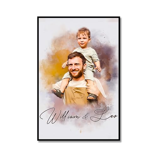 Custom Watercolor Painting from Photo for Dad...