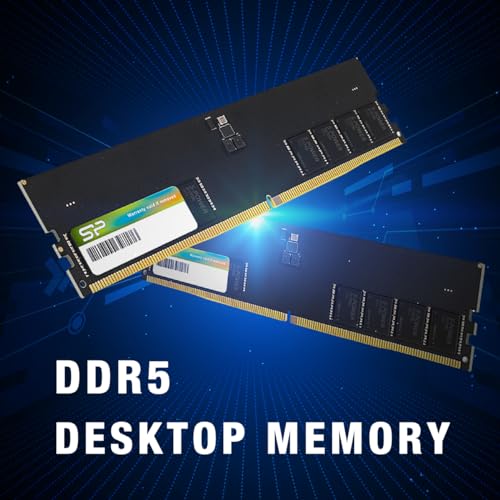 Image of SP Silicon Power DDR5 32GB 4800MHz CL40 1.1V UDIMM Desktop PC Computer RAM Memory Module (SU032GBLVU480F02IN)