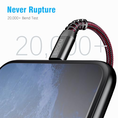 2Pack for iPhone Charger Cable 10 Ft,Long Lightning for Apple Charging Cord 10ft for iPhone 14/13/12/11 Pro/X/Xs Max/XR/8 Plus/7/6/5/SE,for IPad USB Charge Wire 10 Foot - Thumbnail 2