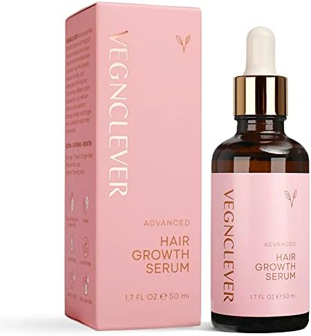 Vegnclever Hair Growth Serum for Women, Veganic Natural Hair Growth Oil - 100% Vegan Hair Regrowth Serum, Gro Hair Serum for Hair Loss, Hair Thickening Products for Women, 50ML