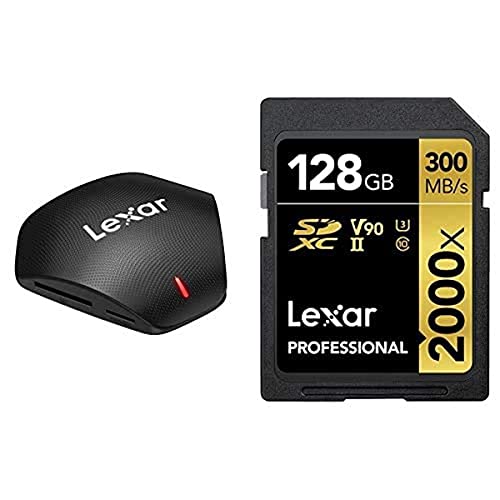 Carte Lexar Professional 2000x SDXC et lecteur USB 3.1 haute fidélité