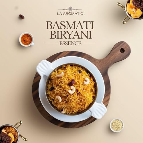 La Aromatic Basmati Biryani Essence - 50ml | Premium Culinary Essence for Authentic Biryani Flavor | Enhance Aroma & Taste of Homemade and Restaurant-Style Basmati Dishes - Image 2 thumbnail