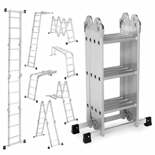 DUMOS 7-in-1 Folding Ladder