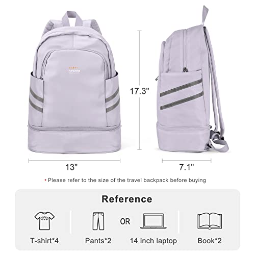 coofay Gym Backpack For Women Waterproof Backpack With Shoe Compartment Lightweight Travel Backpack Sports Backpacks Large Gym Bag