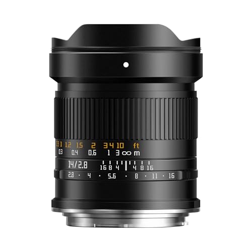 TTARTISAN 14 mm F2.8 ASPH. Objectif Plein Format Mise au Point Manuelle Ultra Grand Angle (pour Canon RF)