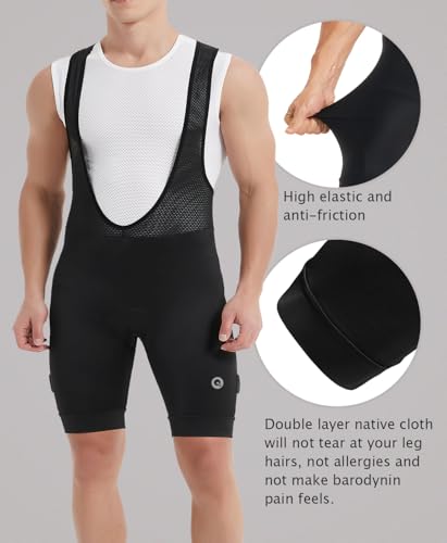 qualidyne Men's Cycling Bib Shorts