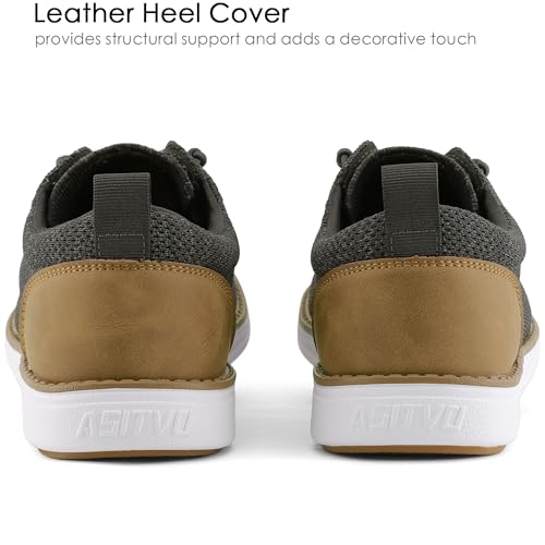 Image of ASITVO Wide Loafers for Men Dress Casual Boat Slip on Walking Shoes Large