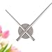 Produktbild WANDKINGS Wanduhr Solo XL mit Uhrwerk & großen Uhrzeigern - Farbe: Silber