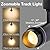 12W Track Lighting Heads, H Type Track Lights With Remote ,Stepless 10-Color LED Track Lighting Dimmable, 2700K-6500K Adjustable, Zoomable 15°-60° Beam Angle, Timer For Artwork,Accent 6 Pack, Black