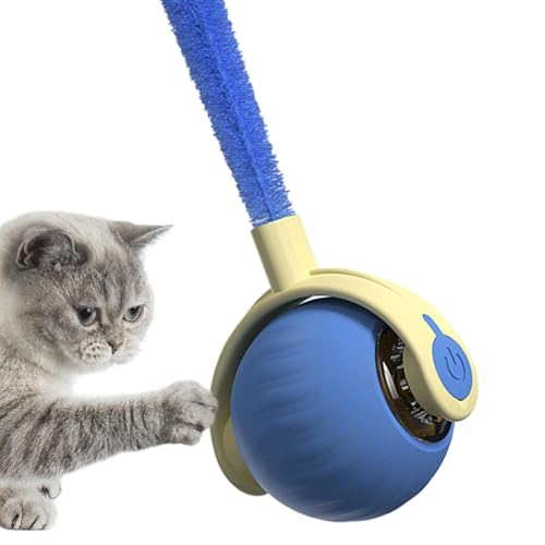 猫用自動ローリングボール、インタラクティブな猫のおもちゃボール - ペット用おもちゃ タッチ活性化犬用おもちゃ スマートローリングボール | 室内猫用ローリングボールおもちゃ 室内猫、遊ぶ子猫用