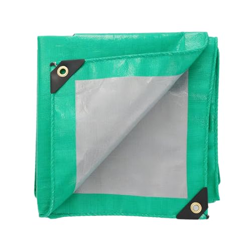 Lona impermeable 180 x 200 de polietileno resistente a la intemperie verde 2