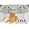 FEED GARDEN Adjustable Dog Car Barrier for SUVs,Vehicles, Trucks, Upgraded Universal-Fit Pet Divider Gate Large Pet Barrier for Cargo Area 36.6″ to 60.6″ Width Black