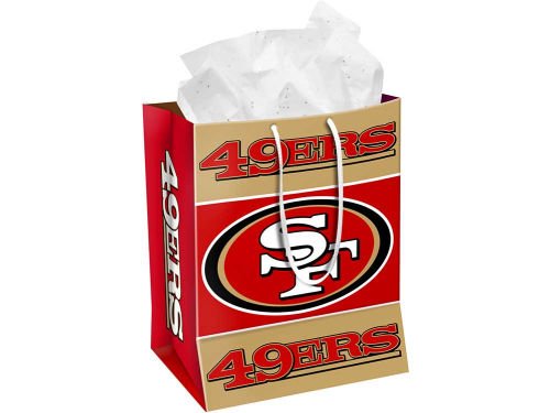 Sac cadeau NFL FOCO taille M pour emballage de fans de football américain