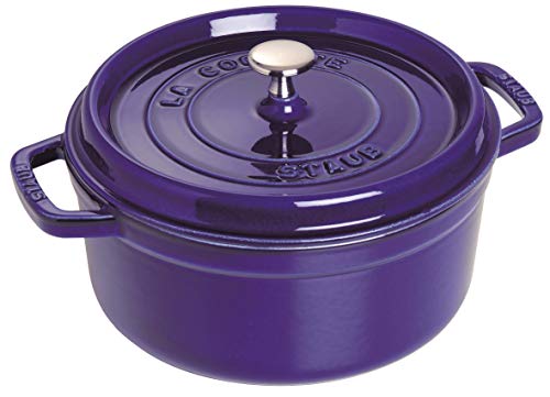 Image of STAUB 40510-283-0 Cocotte Round 24cm Dark Blue