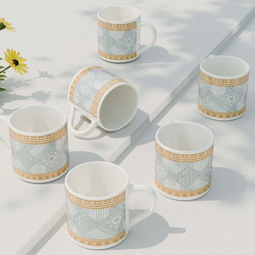 See full amazon price history chart for The Earth Store Handcrafted Ceramic Entwine Printed Microwave Safe Chai/Tea Cups Serving Tea Cups Ideal for Daily use,Home, Office, Parties, Friends, Anniversary,Gifting Chai Cups 250ML-Set of 6 The Earth Store Handcrafted Ceramic Entwine Printed Microwave Safe Chai/Tea Cups Serving Tea Cups Ideal for Daily use,Home, Office, Parties, Friends, Anniversary,Gifting Chai Cups 250ML-Set of 6 (B0CXM76CPG) Amazon Price History, Amazon Price Tracker