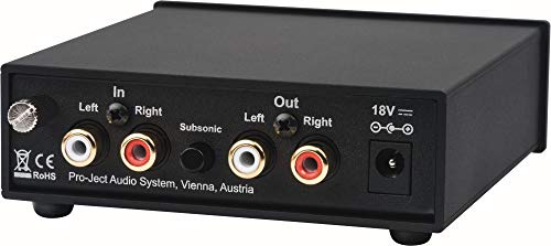 Pro-Ject Phono Box S2 Ultra, Diskrete MM/MC Phono Vorstufe (Schwarz)