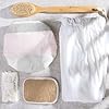 Urbana Spa Prive Bath & Shower Wrap Soft, Absorbent Quick-Dry Microfiber, Secure Closure, White