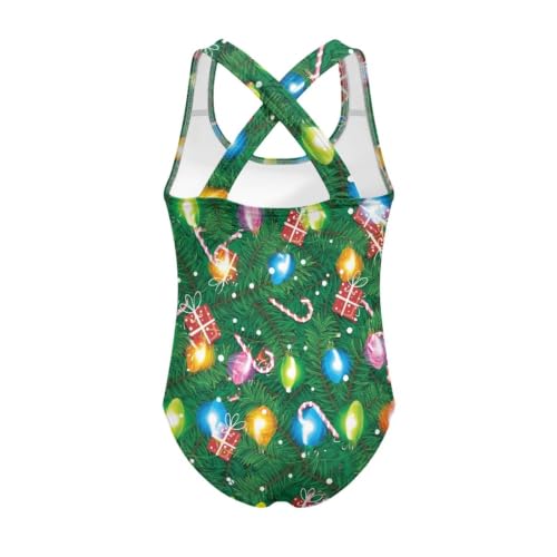Image of Girls One Piece Cat Swimsuits Quick Dry Cartoon Beach Bathing Suit Crossback Swimwear for Kids 5-14 Years