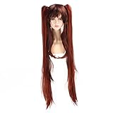 Fuerdich Sailor Moon Costume for Cosplay, Princess Peach Costume Adult Long Wavy Cosplay Wig Harakami Anime Wig Sailor Moon Wig for Party Halloween Costumes