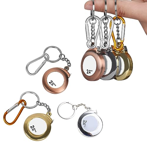 Cinta Métrica Mini Retráctil 2M para Llaveros miniatura 3