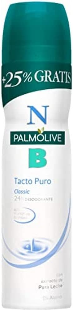 NB Palmolive Pure Touch Spray Deodorant, Pack of 6 x 200 ml