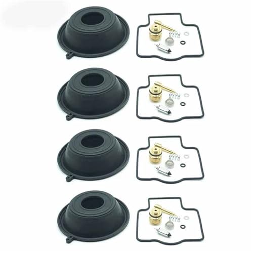 Imagen de para Kawasaki ZXR750 1989-1995 Piezas De Carburador Vavuum Kit Reparación Diafragma Flotador Cámara Válvula Sello 4 Juegos