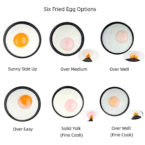 Hyvance Smart Fried Egg Cooker, Low Heat Cooking, Make Fried Egg Like Sunny Side Up, Over Easy Etc. It Automatically Stops With Sound Alert When Done, Non Stick Coating #TOP2