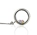 EVERLEAD Sparkle Floating Charms Locket Stainless Steel Screw Waterproof Pendant Necklace Including Chain and Birthstones(Locket Diameter: 30mm)