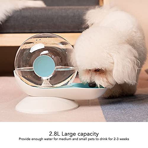 Bebedero automático para mascotas forma caracol 2.8L miniatura 5