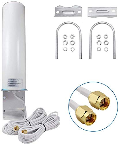 10dBi Outdoor Wall Mount Dual SMA 3G/4G LTE Wide-Band Antenna for 4G LTE
