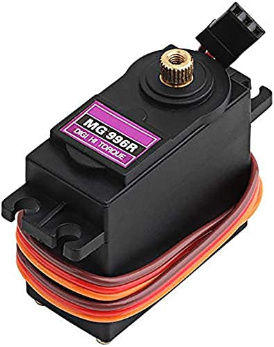 Image of MG996R Digital Metal Gear Servo Motor | 180 Rotation 11kg-cm High Torque | 4.8-7.2V PWM Servo for Robotics, RC Vehicles, Robotic Arm, Automation & DIY Electronics