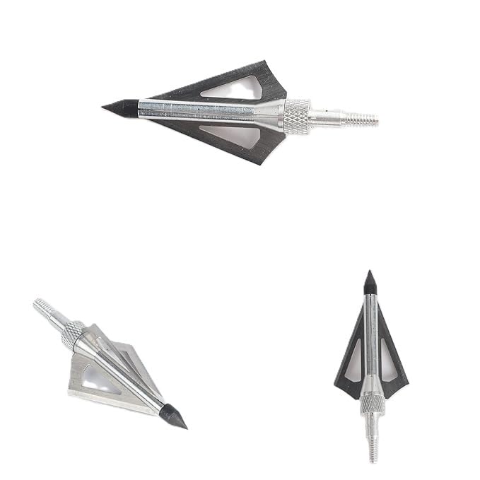 Futaba Broad and Heads,3 Archery Tip - 125 g - Silver - 6pc Pack 2