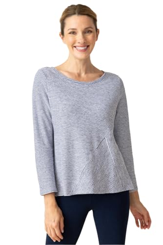 Habitat Women's Mixed-Direction Striped Cotton Top - 21530