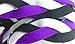 Venbytech for Purple Black White Headband Hair Sport Soccer Softball Stretchy