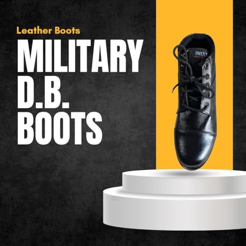 Image of MUKHARI Police,NCC, Army, Military D.B. Boots | Lace-Up Leather Boots For Men